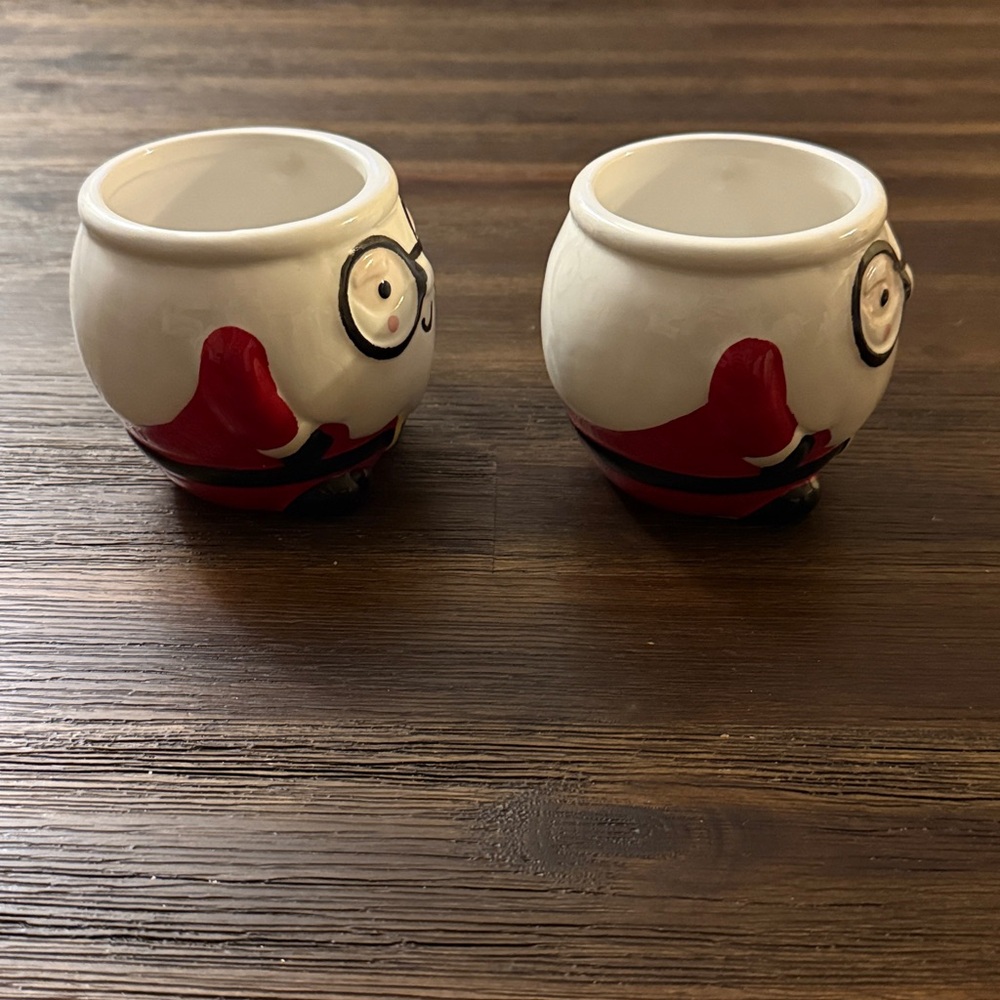 Christmas Santa Claus Holiday Mugs Set of 2 NWOT - Picture 9 of 12